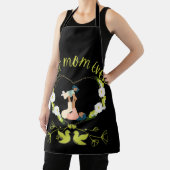 Groene Bloemen Beste Mam Ooit Moeder En Dochter Schort (Insitu)