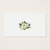 Groene Bloemen Bruiloft Muziek Song Aanvraag Kaart (Achterkant)