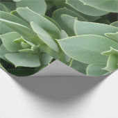 Groene bloemen cadeaupapier (Hoek)