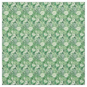 Groene bloemen,  design stof (Swatch)