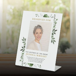 Groene Bloemen Gereserveerd Save A Seat Foto Bruil Reclamebord Met Voetstuk