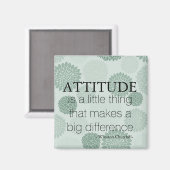 Groene bloemen houding is magneet (Voorkant / Achterkant)