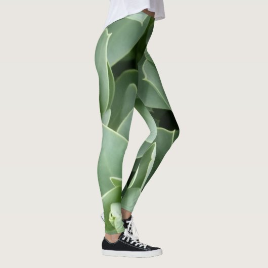 Groene bloemen leggings (Rechts)