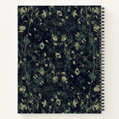 Groene Bloemen Notitieboek (Achterkant)