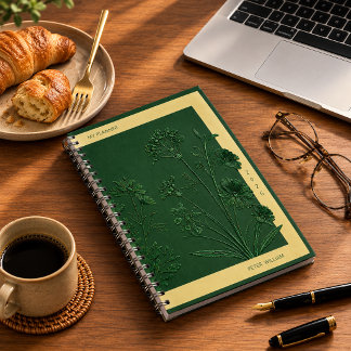 GROENE BLOEMEN NOTITIEBOEK