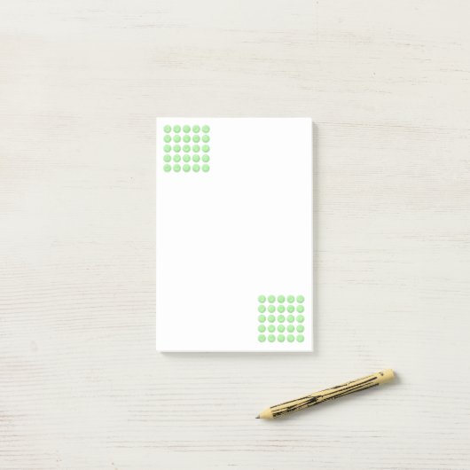 Groene bloemen notities  post-it® notes (Op bureau)