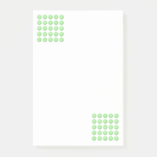 Groene bloemen notities  post-it® notes (Voorkant)
