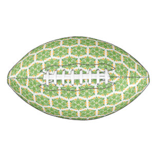 Groene bloemen, patroon van bloemen, bloempatroon american football