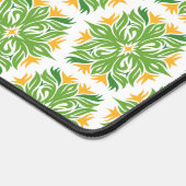 Groene bloemen, patroon van bloemen, bloempatroon bureaumat (Hoek)