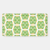 Groene bloemen, patroon van bloemen, bloempatroon spandoek (Horizontaal)