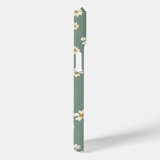 Groene bloemen telefoonhoesje Case-Mate iPhone case (Achterkant / Rechts)