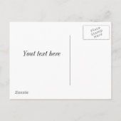 groene bloemen - U bent uitgenodigd - aanpasbaar Uitnodiging Briefkaart (Achterkant)