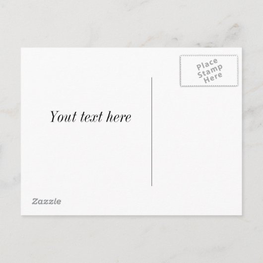 groene bloemen - U bent uitgenodigd - aanpasbaar Uitnodiging Briefkaart (Achterkant)