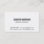 Groene bloemen visitekaartje (Achterkant)