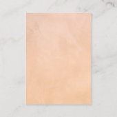 Groene Bloemencascade Rustieke Trouw Dank Je Plaatskaartje (Achterkant)