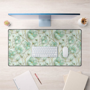 Groene bloemendessenaar mat