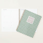 Groene bloemenplanner planner (Display)