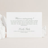 Groene bloemige uitnodiging voor nestingfeestje