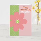 Groene Bloemkaart Met Stippen Kaart (Gele Bloem)