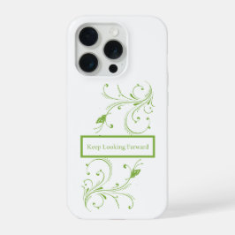 Groene Bloemrijke Wijnranken Blijf Vooruitkijken C iPhone 15 Pro Case