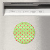 Groene Bloemtegels Magneet (Insitu (Vaatwasser))