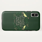 Groene Bloemvogel Jane Eyre Charlotte Bronte Case-Mate iPhone Case (Achterkant (horizontaal))