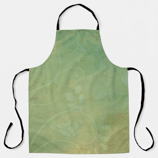 groene, blote textuur schort (Voorkant)