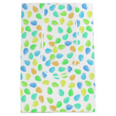 GROENE BLUE AQUA ORANJE WATERVERF EENVOUDIGERE EIE MEDIUM CADEAUZAKJE (Achterkant)