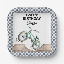 Groene BMX Dirt fiets verjaardag