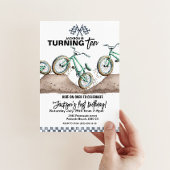 Groene BMX verjaardagsuitnodiging, Elke leeftijd, Kaart