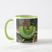 Groene Boa Slangen Rinkel Mok (Links)