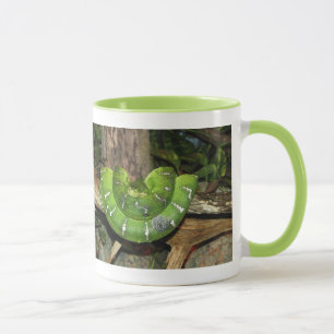 Groene Boa Slangen Rinkel Mok