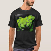 Groene boa slet t-shirt (Voorkant)