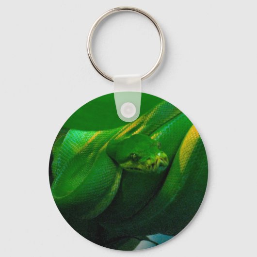 Groene Boa Sleutelhanger (Voorkant)