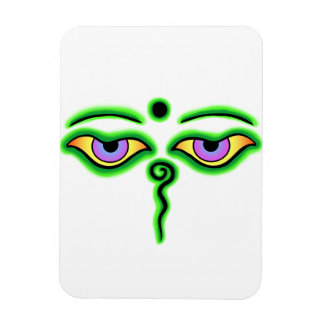 Groene Boeddha Eyes.png Magneet