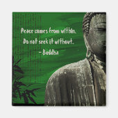 Groene Boeddha magneet  (Voorkant)