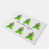 Groene Boeddhas Thunder_Cove Deurmat (Schuin)