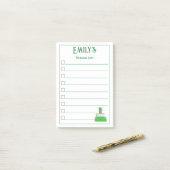Groene boeken en plant leeslijst Post-It-notities Post-it® Notes (Op bureau)
