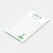 Groene boeken en plant leeslijst Post-It-notities Post-it® Notes (Schuin)