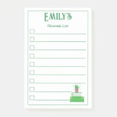 Groene boeken en plant leeslijst Post-It-notities Post-it® Notes (Voorkant)