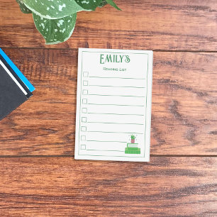 Groene boeken en plant leeslijst Post-It-notities Post-it® Notes