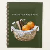 Groene Boeken & Sinaasappels Voeding Planner (Voorkant)