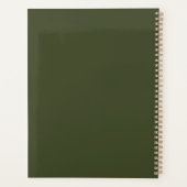 Groene Boeken & Sinaasappels Voeding Planner (Achterkant)