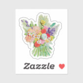 Groene Boeket Sticker voor Flower Lovers (Vel)