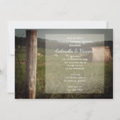 Groene Boerderij Pastures Ranch Couples Wedding Sh Kaart (Voorkant)