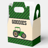 Groene Boerderij tractor kinderen Birthday Party Bedankdoosjes (Geopend)