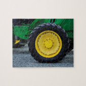 Groene Boerderij tractorband Legpuzzel (Horizontaal)