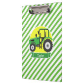 Groene Boerderijen Tractor met Geel; Groen & Wit Klembord (Links)