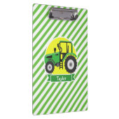 Groene Boerderijen Tractor met Geel; Groen & Wit Klembord (Rechts)