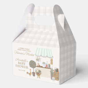 Groene Boerenmarkt Boerderij Verse Baby Shower Bedankdoosjes